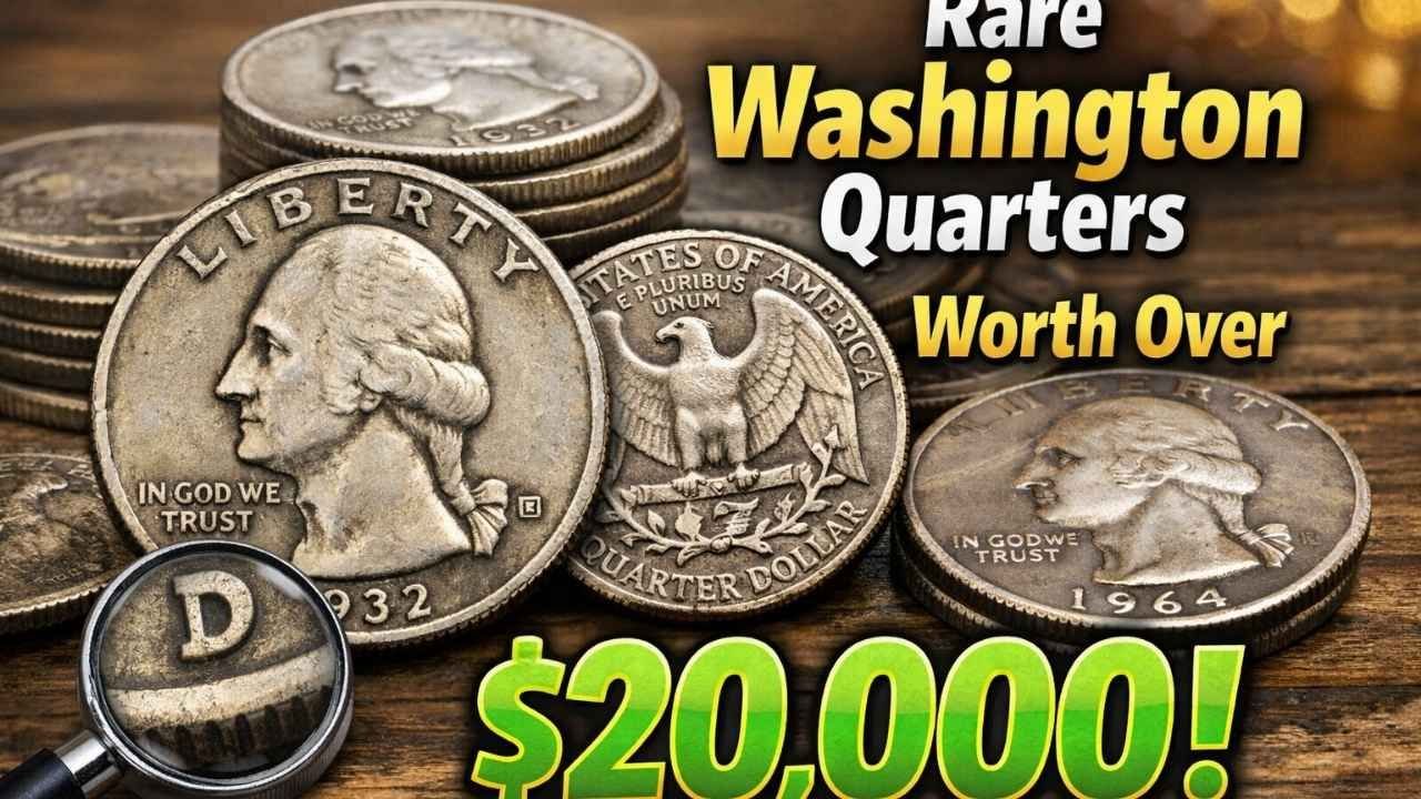 15 Rare Washington Quarters That Could Be Worth Over $20,000