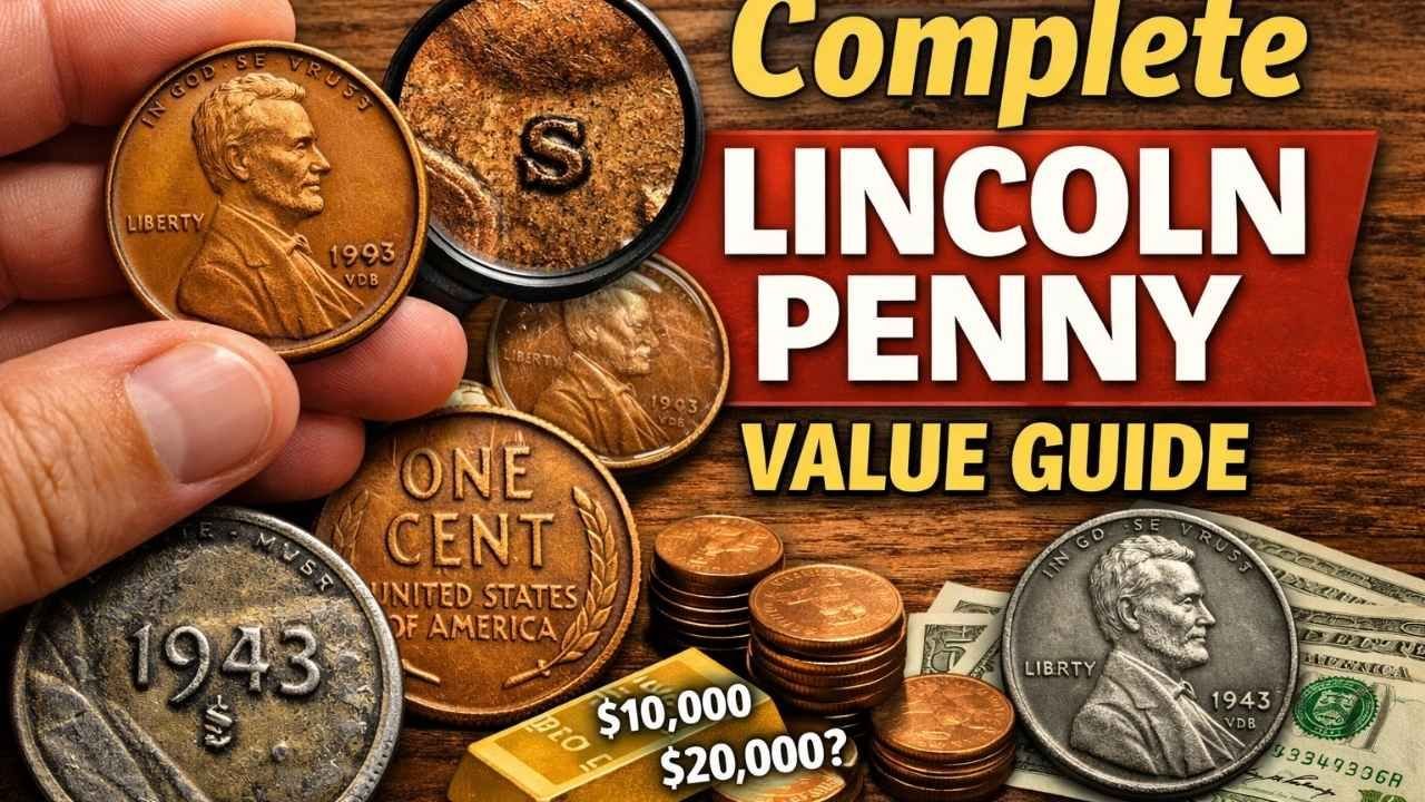 Complete Lincoln Penny Value Guide 2026: Year & Mint Mark Chart Every Collector Needs