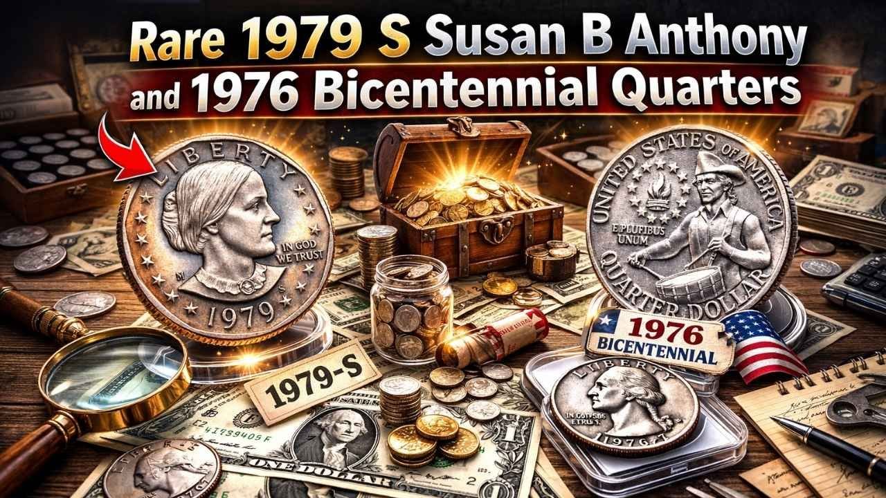 Rare 1979 S Susan B Anthony and 1976 Bicentennial Quarters: Collector’s Guide for 2026